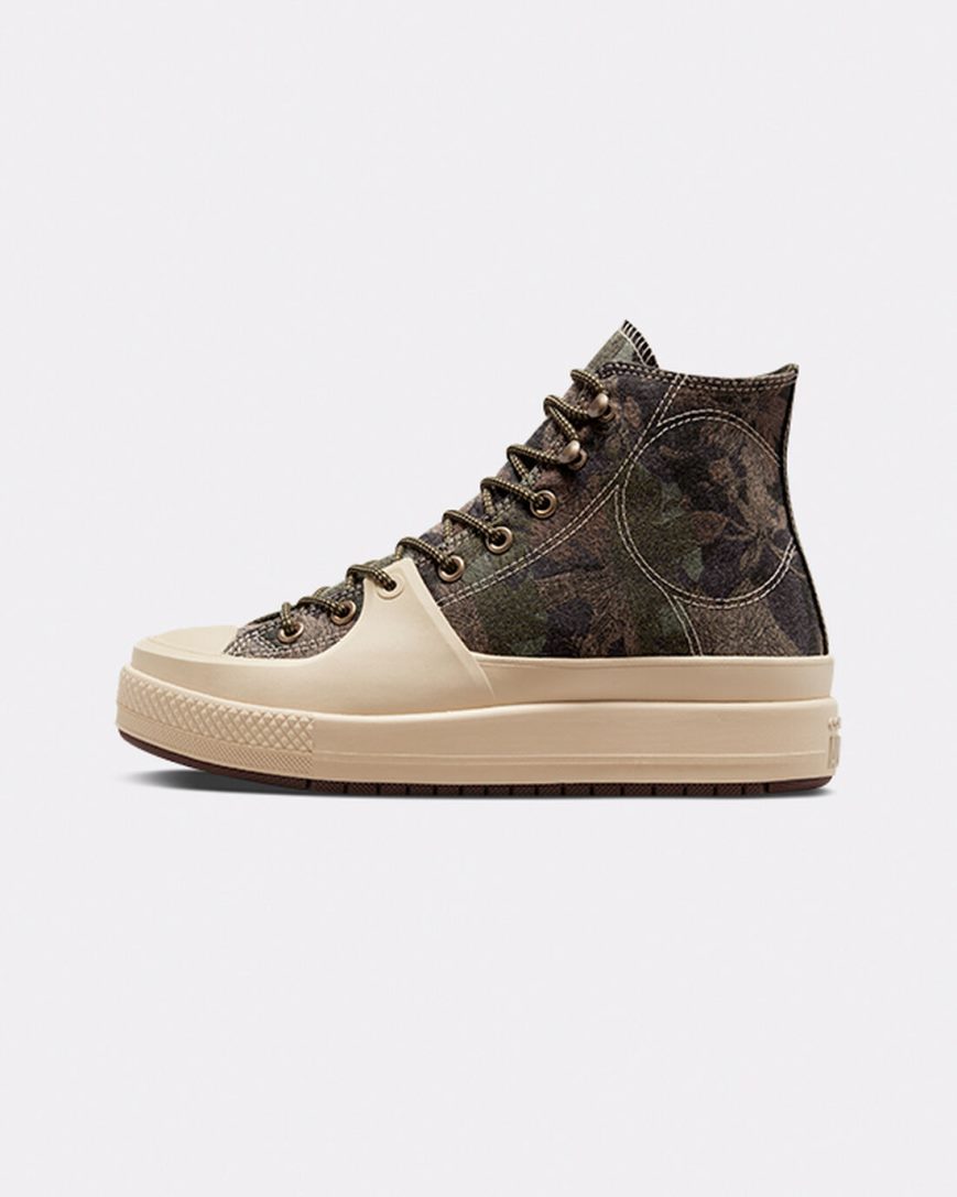 Men's Converse Chuck Taylor All Star Construct Black Joy High Top Shoes Olive / Beige | AU 4C90ET